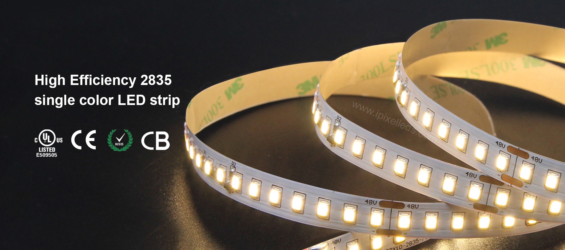 High Efficiency 2835single color LED strip