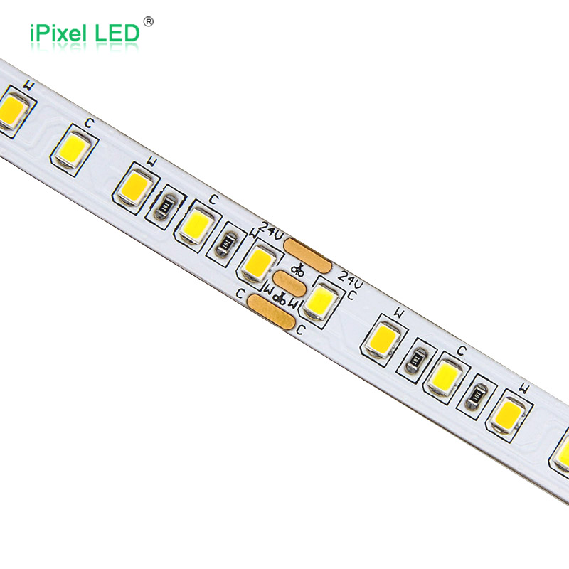Dual color 10mm 2835 LED Tape Light  120LEDs/M DC24V