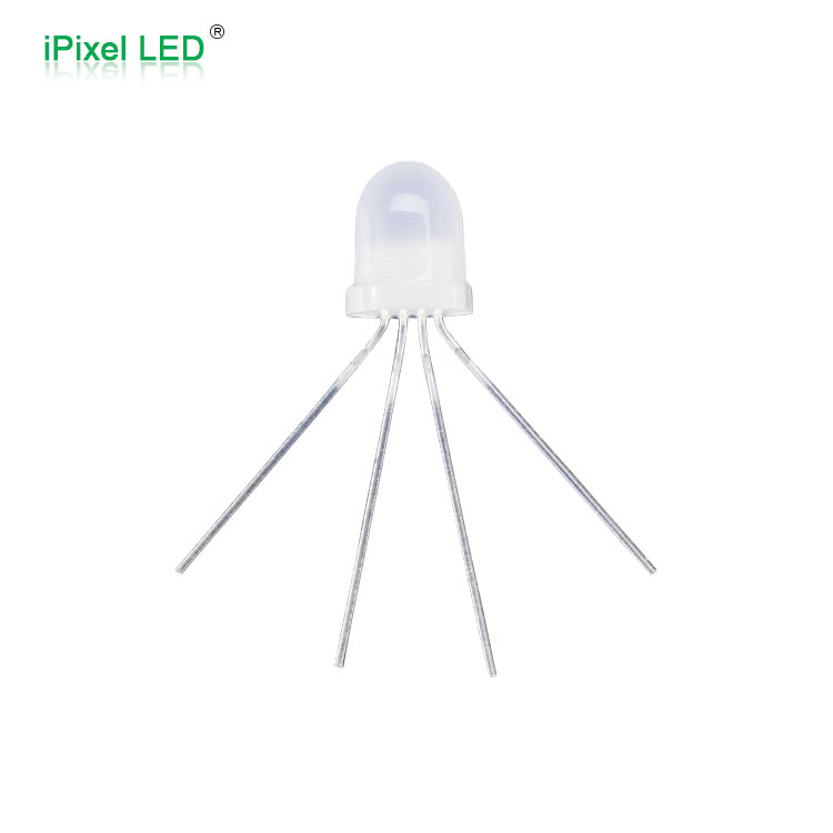 DIP 8mm RGB Addressable LED Diffused