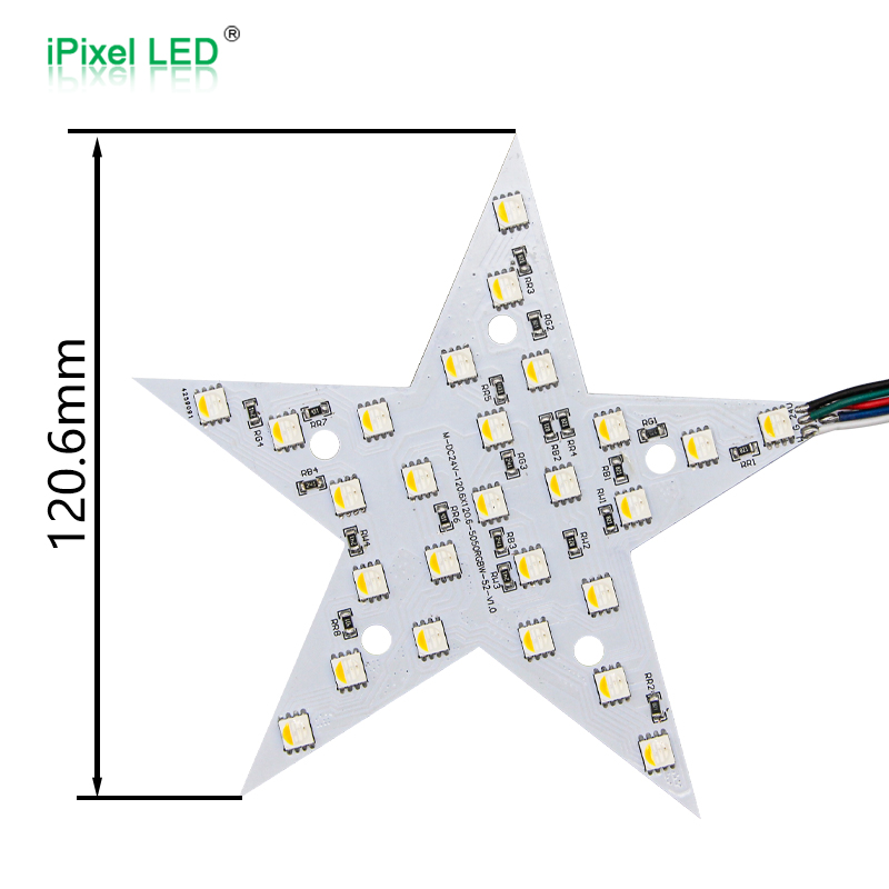 120mm RGBW Pentagram panel