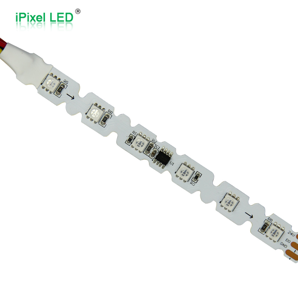 Zig zag digital RGB led strip, SMD5050/RGB/48pcs/M,SM16703/8pcs/M