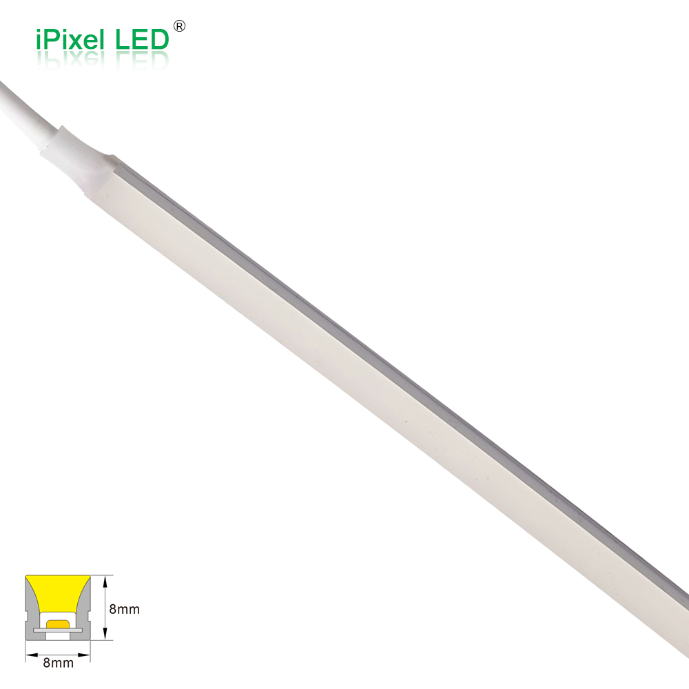 8*8mm Single Color Top View  LED neon flex-Mini cut